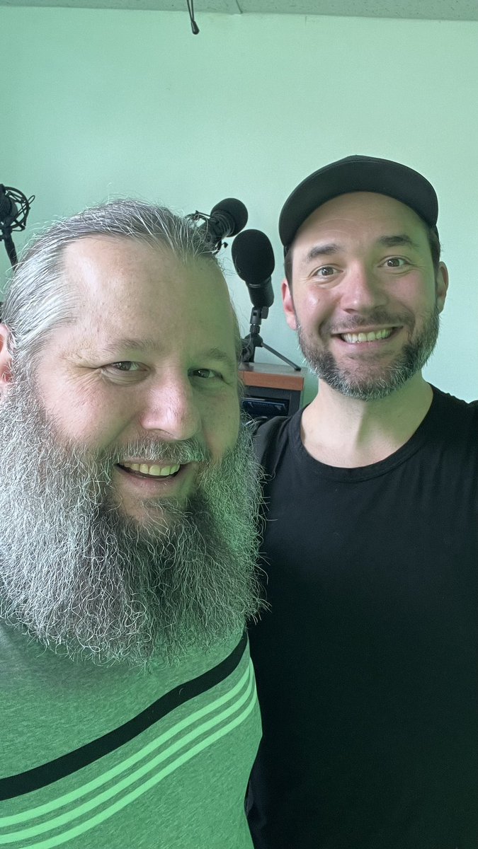grantstern's tweet photo. Had an awesome time running a new Business Dads podcast session for @alexisohanian today at my studio.

Some of it was as if he and his guest were listening to my discussions with friends. Can’t wait to hear and share the finished product! https://t.co/nZnQatllaV