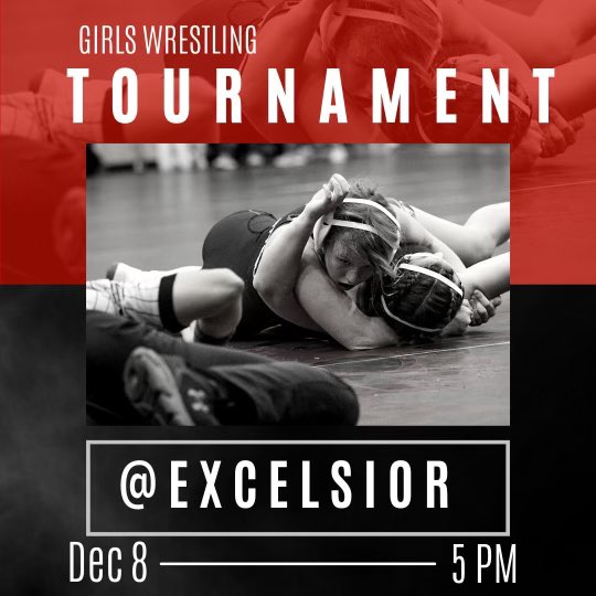 Match day! Tonight our Lady Tigers are wrestling at Excelsior Springs at 5 pm! Come out and support or watch live on track wrestling! #GoTigers 🐅