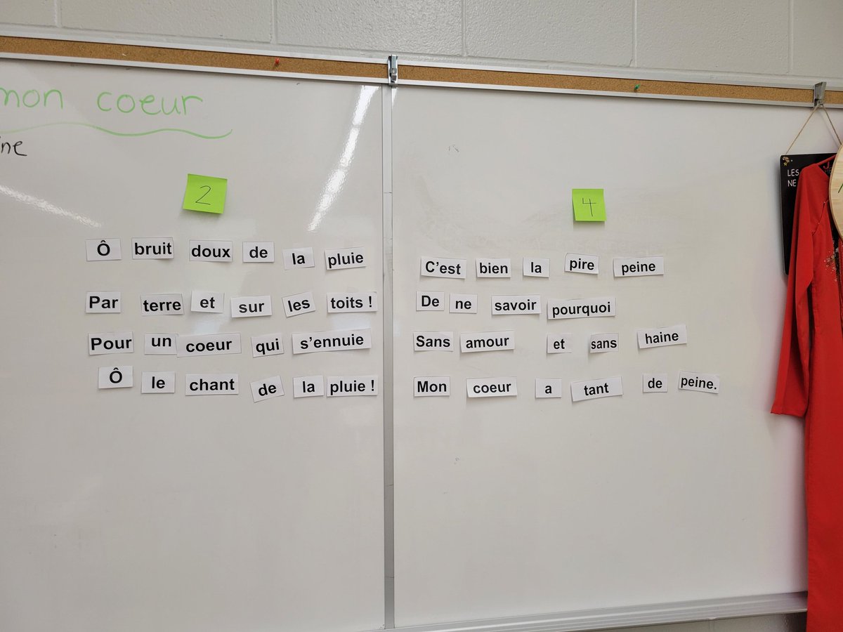 Using only the literary techniques provided, students worked together to unscramble the poem before we read it as a class! ✏️ <a href="/LeamingtonDSS/">LeamingtonDSS</a> #FSF3UC #FSF4UC