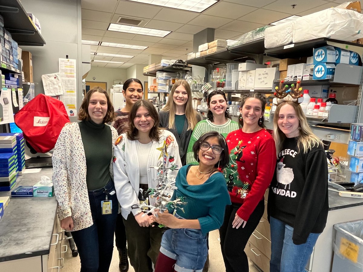 Happy holidays from the Shikanov Lab and our chemis-tree!