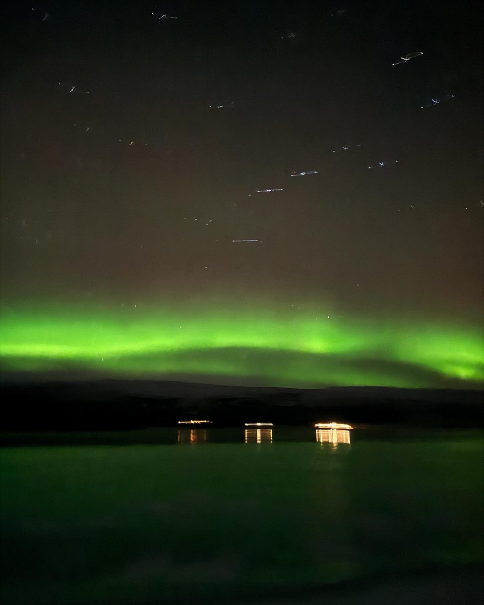 Northern lights with my love💚