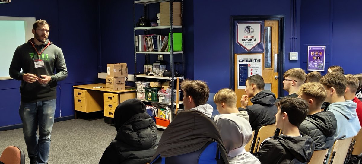 It was great to have the amazing Don Armand in today to talk about the development of <a href="/The_GasOfficial/">The Gaming Athlete</a>. So much to learn from the mistakes and successes!. Students learned so much about positive mindset in meeting challenges both in business and in life. Inspiring stuff!!