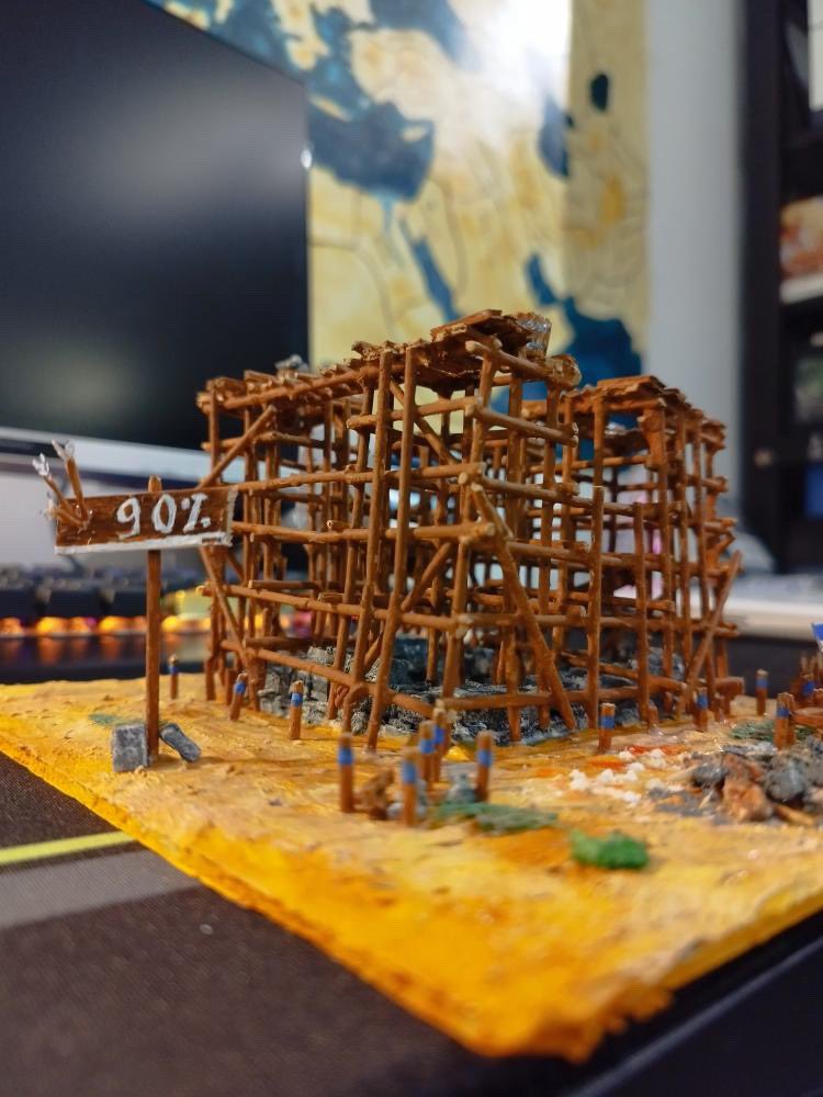 Hera_Aoe's tweet photo. Okay wow

A member of the community who had previously done a castle (i posted the pictures here) did a Daut castle this time... with toothpicks!!

He made a video which would be awesome if you guys could support! 

https://t.co/ciougF5cJU https://t.co/ZlXZvJda1B