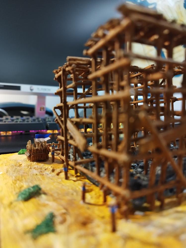 Hera_Aoe's tweet photo. Okay wow

A member of the community who had previously done a castle (i posted the pictures here) did a Daut castle this time... with toothpicks!!

He made a video which would be awesome if you guys could support! 

https://t.co/ciougF5cJU https://t.co/ZlXZvJda1B