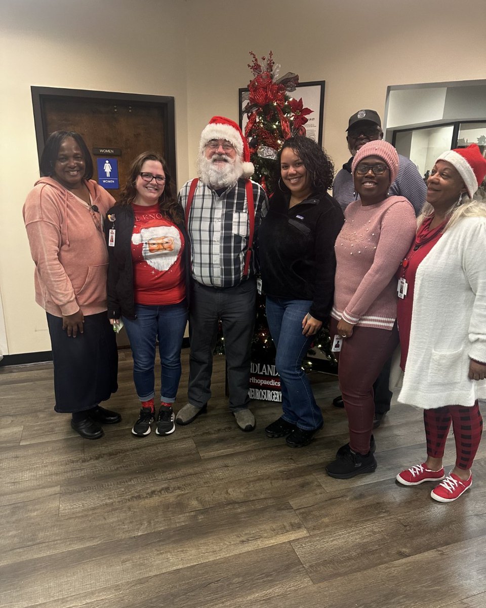 MidOrthoNeuro's tweet photo. We ended our week on a high-note....with a visit from Santa! https://t.co/Vjhr02NmFu