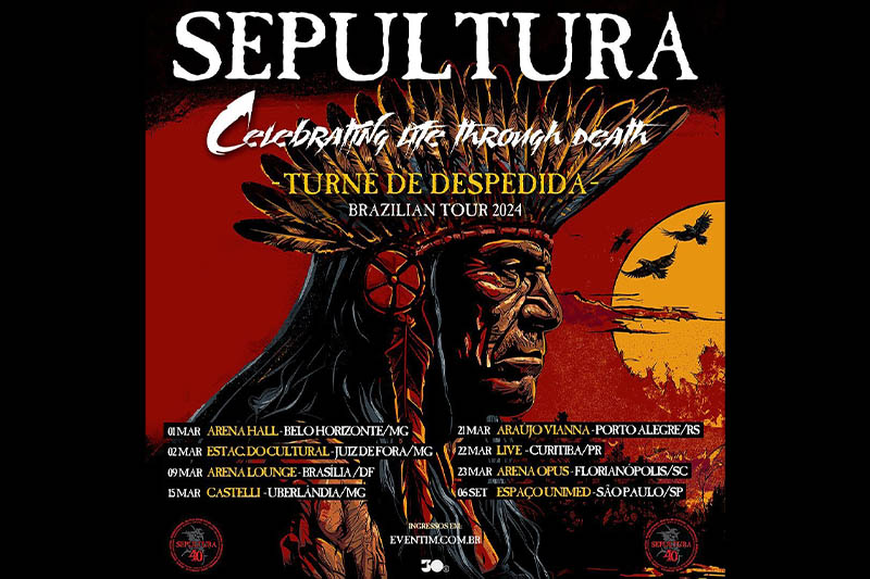 SEPULTURA ANUNCIA: TURNÊ DE DESPEDIDA DE 40 ANOS 'CELEBRANDO A VIDA ATRAVÉS DA MORTE'

Confira a Nota completa no Site Turbinado.
LINK: turbinado.art.br/site/artigos/n…
