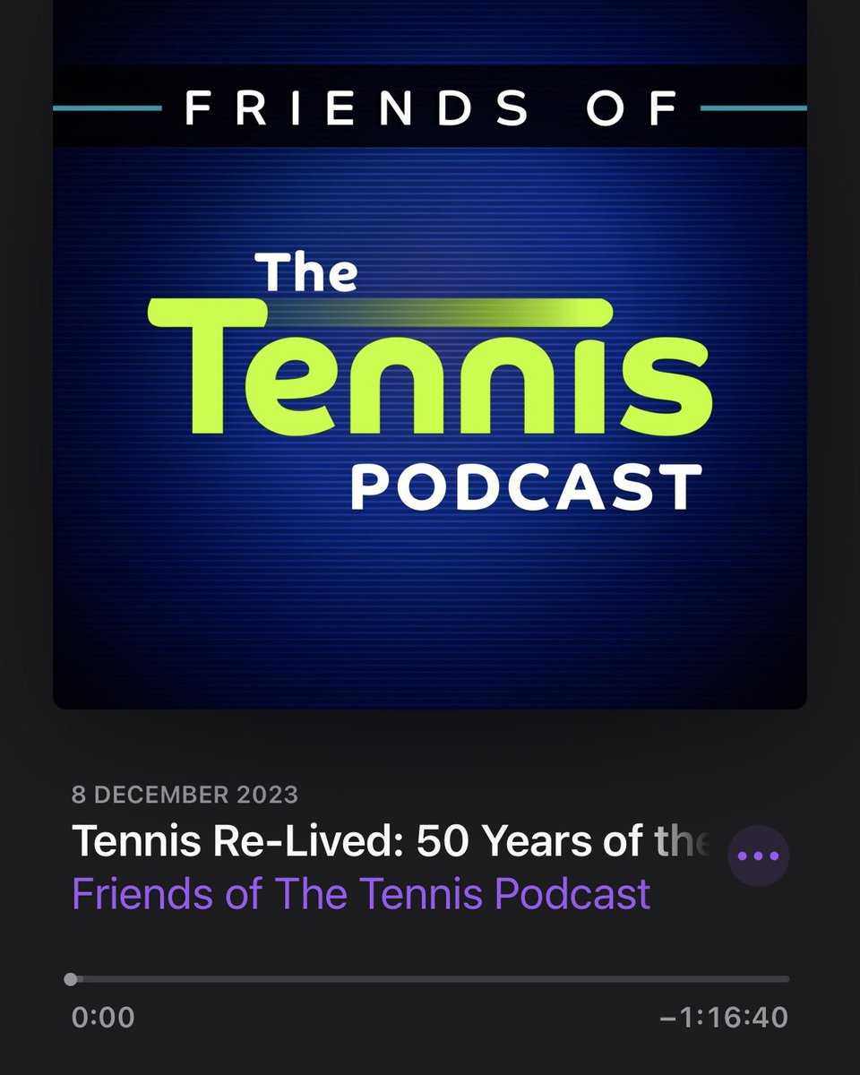 Up now for Friends of The Tennis Podcast: 50 Years of the WTA Featuring @BillieJeanKing and Rosie Casals. Become a Friend to listen - bit.ly/FriendOfTheTen…