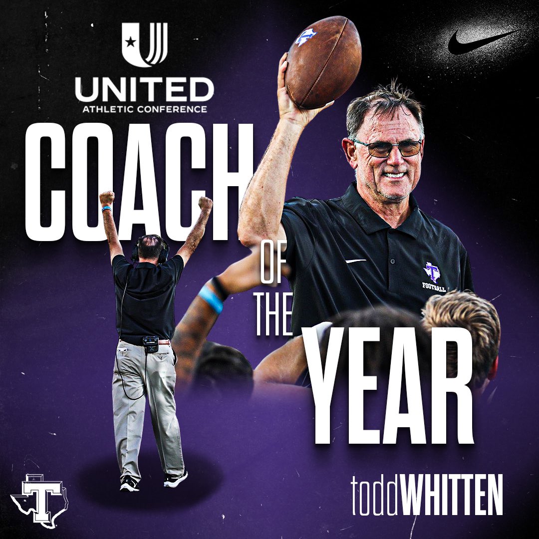 Put some respect on the man’s name! 😤 Todd Whitten, the 2023 UAC Coach of the Year 💯