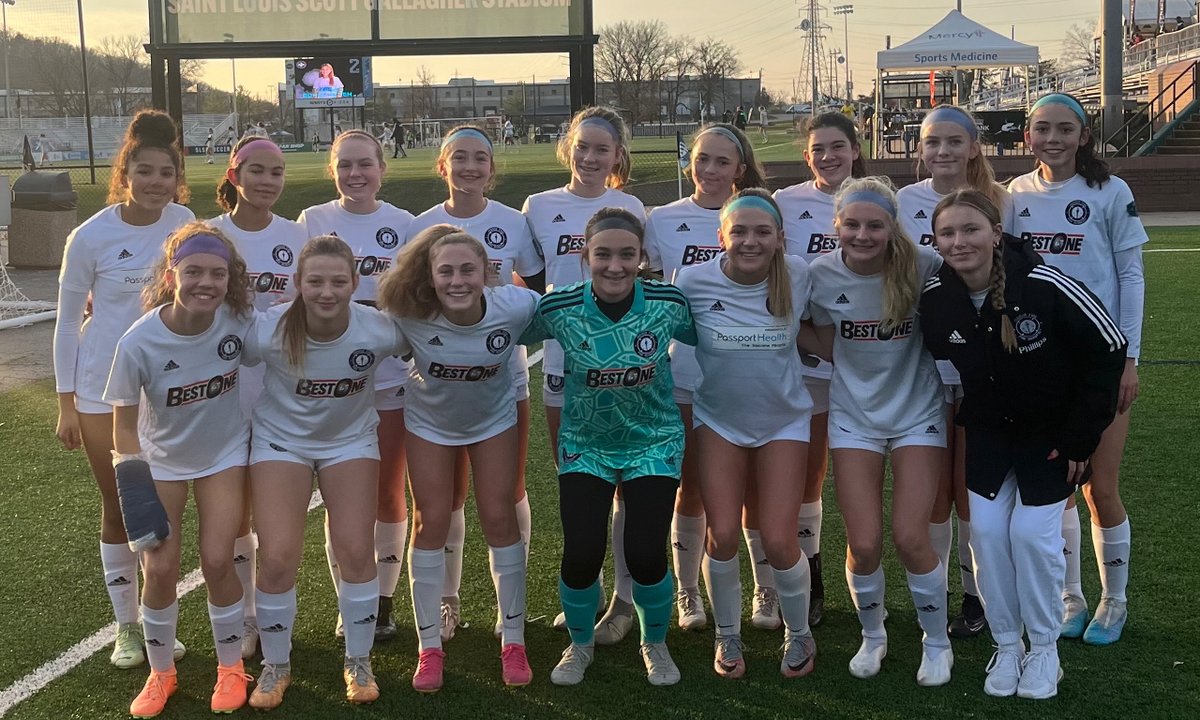 IndyElevenAcad's tweet photo. Solid result for the 2008G RL team with their 2-1 result this morning against West Side Alliance at the @TheECNL #stlouisshowcase23

Well done ladies! 👏👏👏 https://t.co/Oac2HNhpza