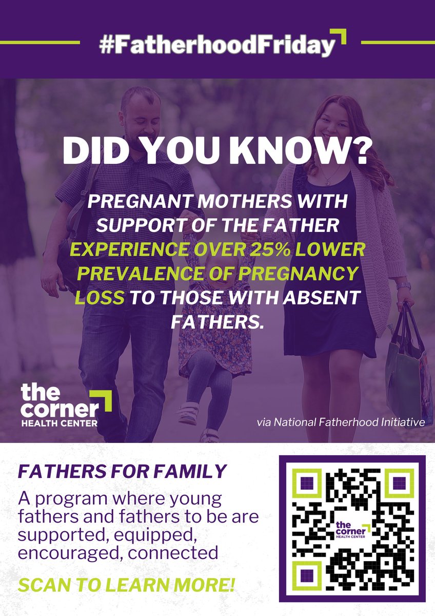 🗣️ #FatherhoodFriday Fathers matter‼️

#CornerHealthCenter