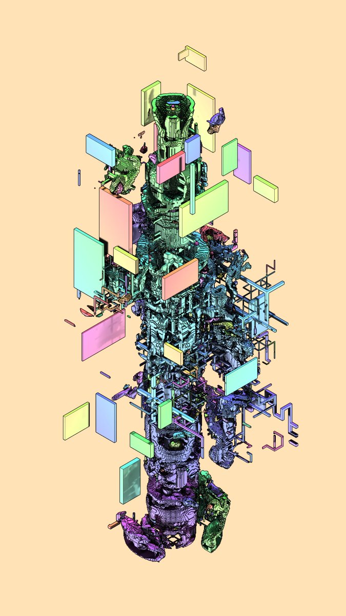 wblut's tweet image. IsoPole 231208 - &quot;This space for rent&quot;
8100 x 14400 PNG | OE
0.01 $tez

#GenerativeGeometry #isoverse #tezpole #tezos