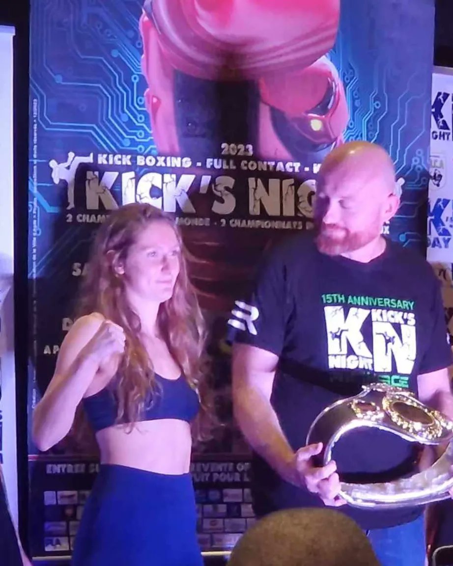 GUILLOTRICHARD's tweet photo. Pesée @GuillotEva2 - Athlète 
Kick's Night / Kick's Day :Team KBCA (Kick Boxing Club Agathois) ✅ https://t.co/uLsXO3izXC