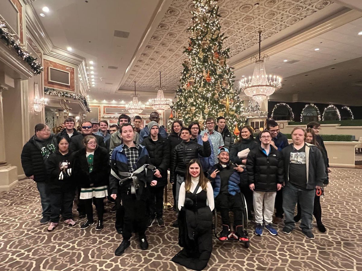 Transition students were dressed to impress today. They enjoyed seeing A Christmas Carol at Drury Lane during community.🎄#YourCommunitySchools