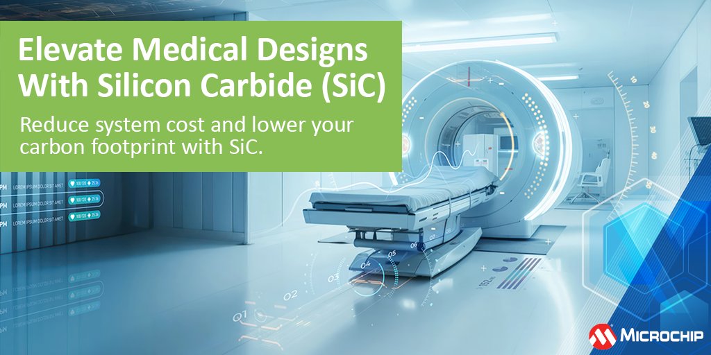 Leave high system costs behind and say hello to efficiency with our SiC devices. With reduced thermal management requirements, experience increased system reliability and save on overall costs. Our mSiC™ solutions can enhance your medical designs. mchp.us/3RABWoS #mSiC