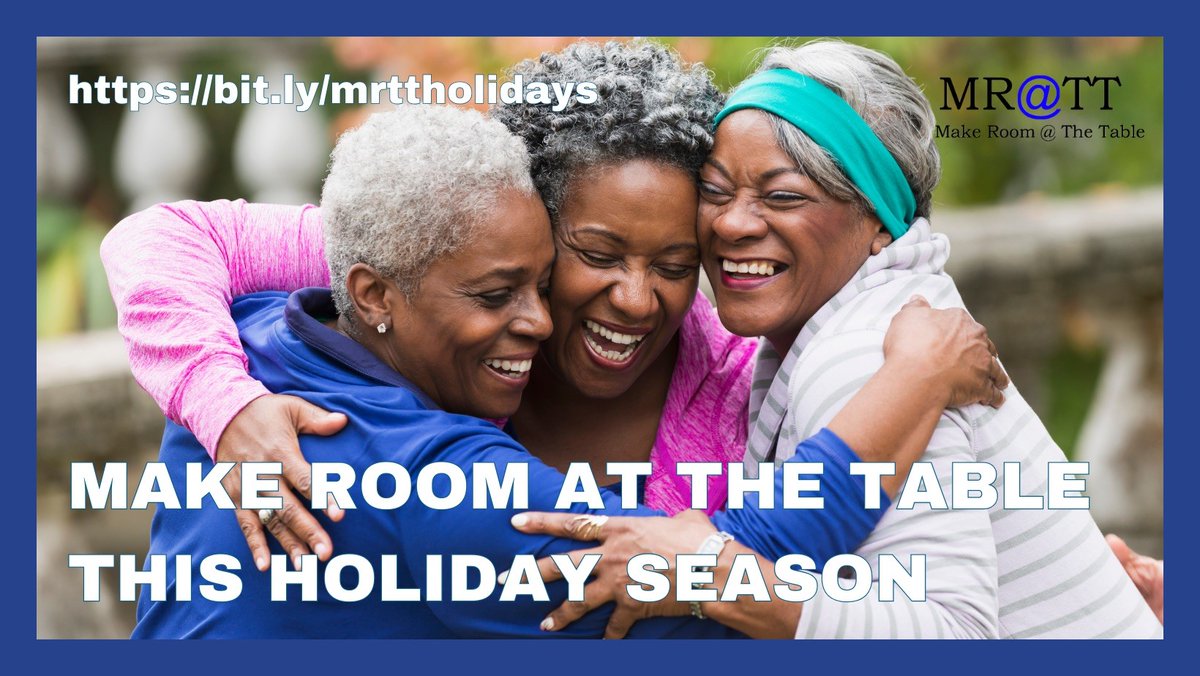 The holidays may be an isolating time for many. Make Room at The Table has some tips for bringing joy to the season. bit.ly/mrttholidays