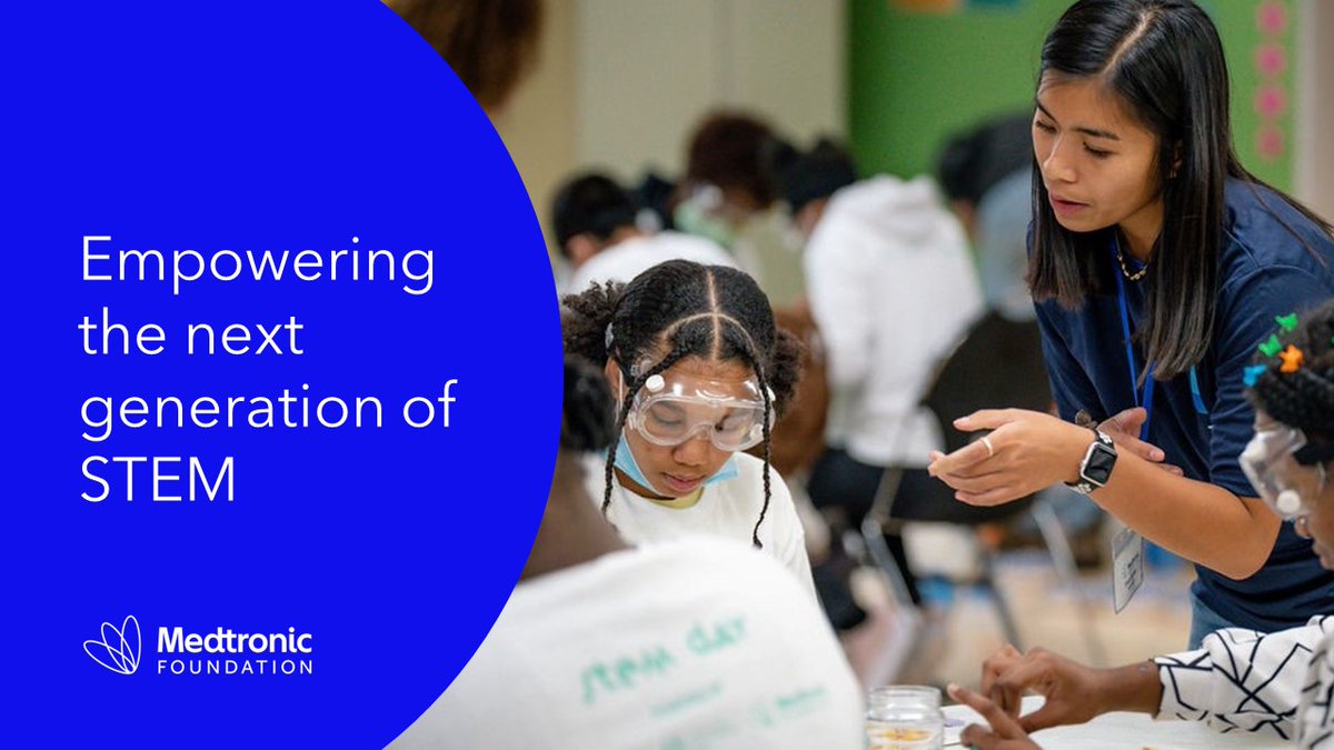 Medtronic launched the 2023 Sustainability Report, which outlines the positive impact we made in the communities we serve. Check out how Medtronic Foundation partnered with nonprofits and employee volunteers to advance STEM equity for young scholars. medtronic.co/41ejipv