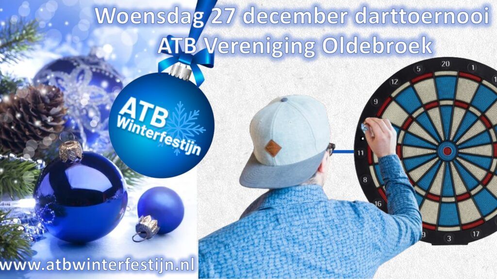 ATBwinterfest's tweet photo. WOENSDAG 27 DECEMBER DARTTOERNOOI BIJ ATB VERENIGING OLDEBROEK
https://t.co/qNAMU9ii8d https://t.co/SraaSnBPMb