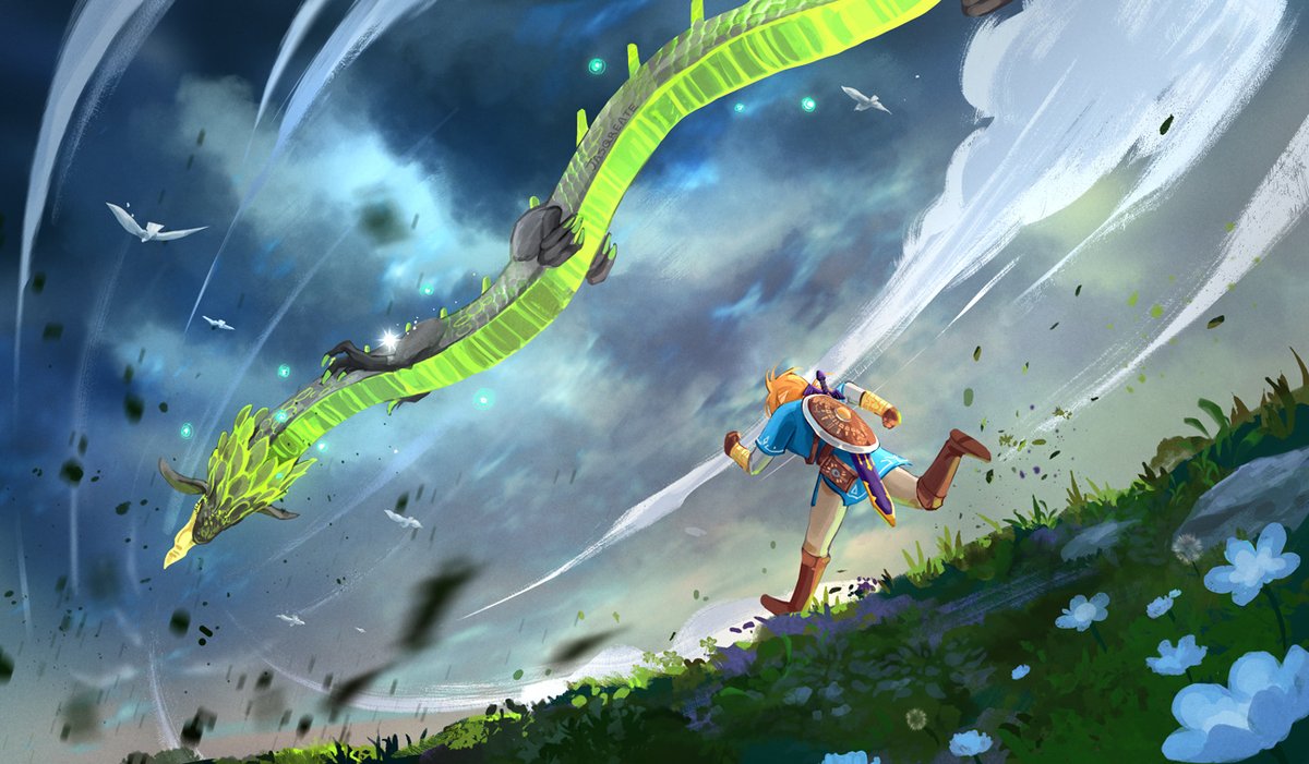 Jasqreate's tweet photo. Catch that scale! #Zelda https://t.co/0q0a7fbevG