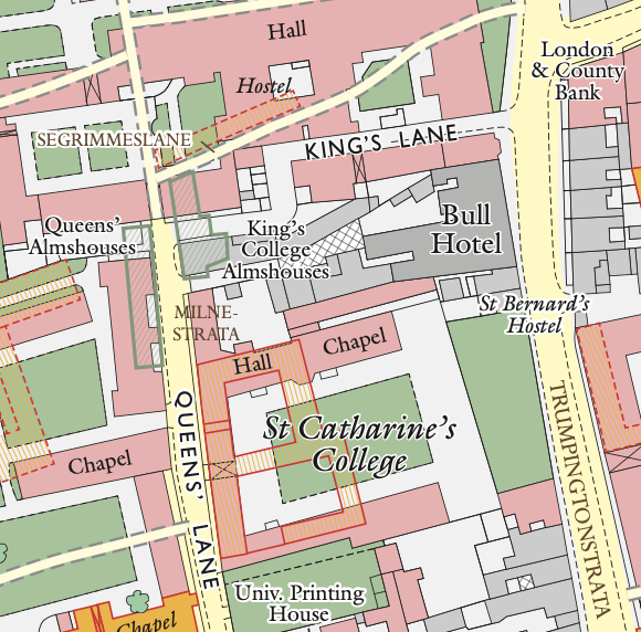 HistoricTownsTrust (@hist_towns) on Twitter photo #Day10 of our Cambridge map Advent calendar heads over to <a href="/Catz_Cambridge/">St Catharine's College</a>. Founded by the Provost of King's College in 1473, it received a royal charter two years later. Former students include our favourite Travel Man, <a href="/RichardAyoade/">RICHARD AYOADE</a>. #Day10 of our Cambridge map Advent calendar heads over to <a href="/Catz_Cambridge/">St Catharine's College</a>. Founded by the Provost of King's College in 1473, it received a royal charter two years later. Former students include our favourite Travel Man, <a href="/RichardAyoade/">RICHARD AYOADE</a>.