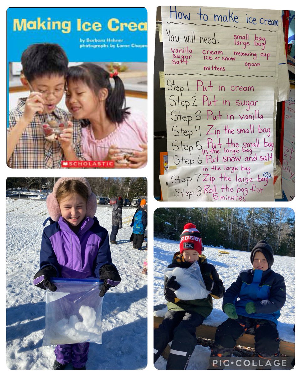 Today <a href="/HebbPatriots/">Hebbville Academy</a> our Grade 1&amp;2 class read about… wrote about… and made… ice cream! 
Procedural Writing at its best😎 <a href="/SSRCELiteracy/">SSRCE Literacy</a>