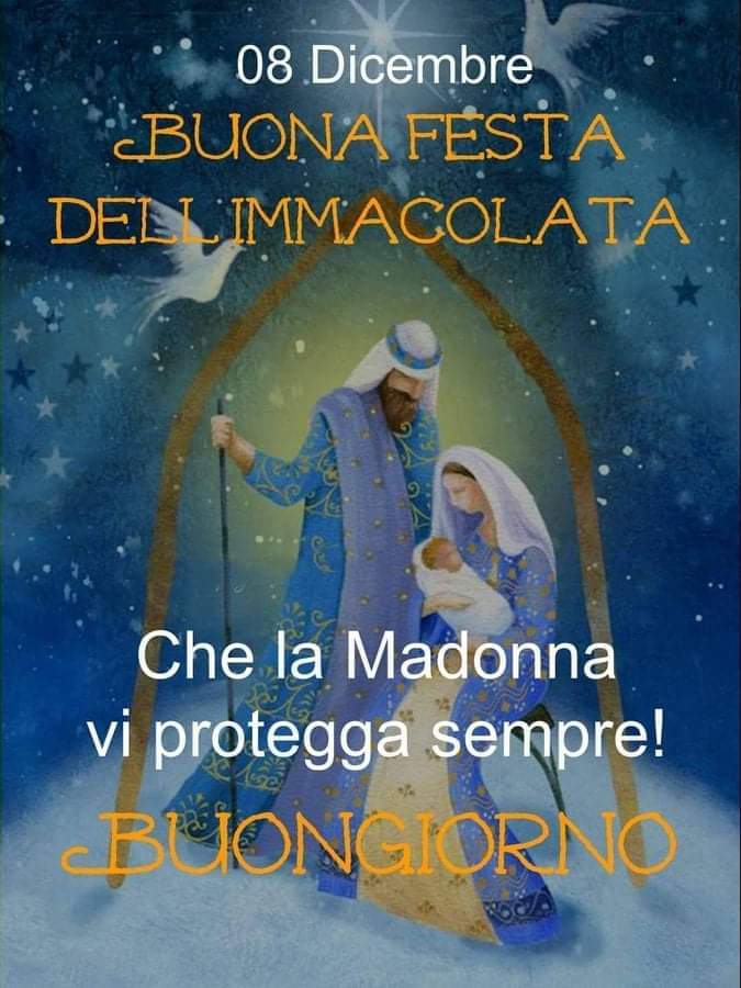 #BUONA #FESTA #DELL'#IMMACOLATA DA #PARTE DI #GIOACCHINO #SAVARESE 🙏🏻🙏🏻🙏🏻

#GioacchinoSavarese #Immacolata2023 #ImmacolataConcezione #ImmacolataConcezione2023 #08Dicembre2023 #Gesù #Jesus #VentagliDiParole #SacraFamiglia #HolyFamily #FARSAVIRUS #SantaMaria #HolyMary #Life #Vita