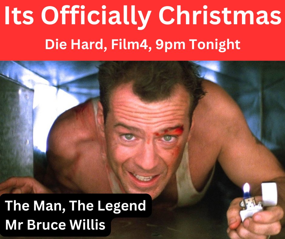 SteveBray999's tweet photo. Yes folks, it's now officially Christmas
#DieHard #ChristmasMove #BruceWillis https://t.co/aZTg4jRNoX