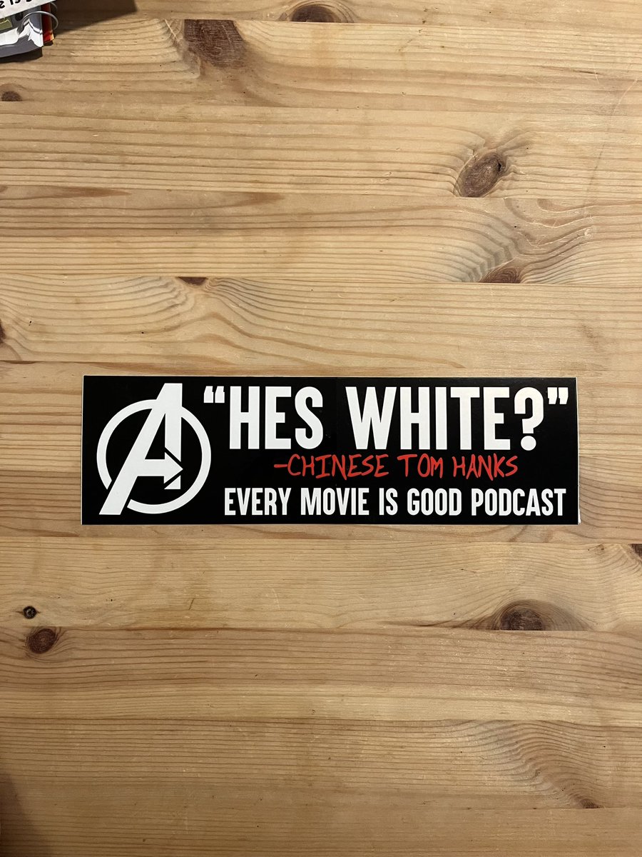 everymoviegood's tweet photo. Normal bumper stickers available now 
Buy these for your your mom and dad for Christmas 
https://t.co/T9upfbxyVm https://t.co/bkYcwQKUou