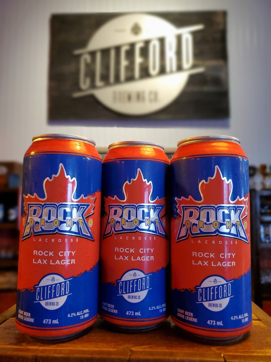 Introducing Rock City LAX Lager! We're excited to announce that we've teamed up with <a href="/TorontoRockLax/">Toronto Rock</a> this season as the Official Craft Beer of the Rock. It'll be avail. for purchase during Toronto Rock home games at First Ontario Centre Sec.127 as well as at the brewery #HamOnt
