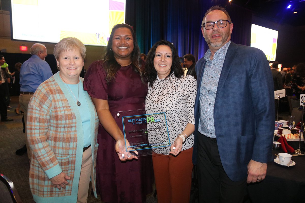 BrownPlusCPAs's tweet photo. We are so proud to have been named the #1 Best Place to Work in PA in the medium-sized employer category for the fourth year in a row! We're incredibly thankful for all our team members. Thank you @CPBJ for a great event where we could celebrate together! https://t.co/F97Wqlasei https://t.co/XOQpOfhQQb