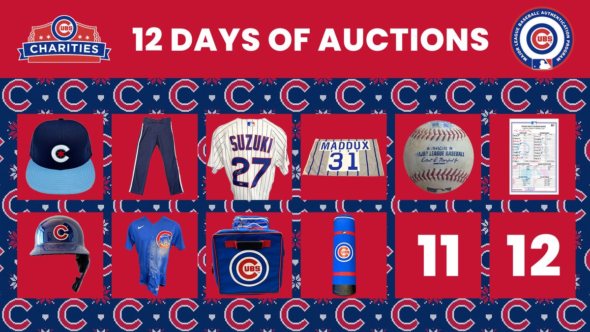 CubsAuthentics's tweet photo. Another day, another bag!

Check out the 3 Clubhouse equipment bags for Day 10 of #12DaysOfAuctions at https://t.co/vkOJWpQBRe

Net proceeds benefit @CubsCharities 💙 https://t.co/CoZ7j99zOE