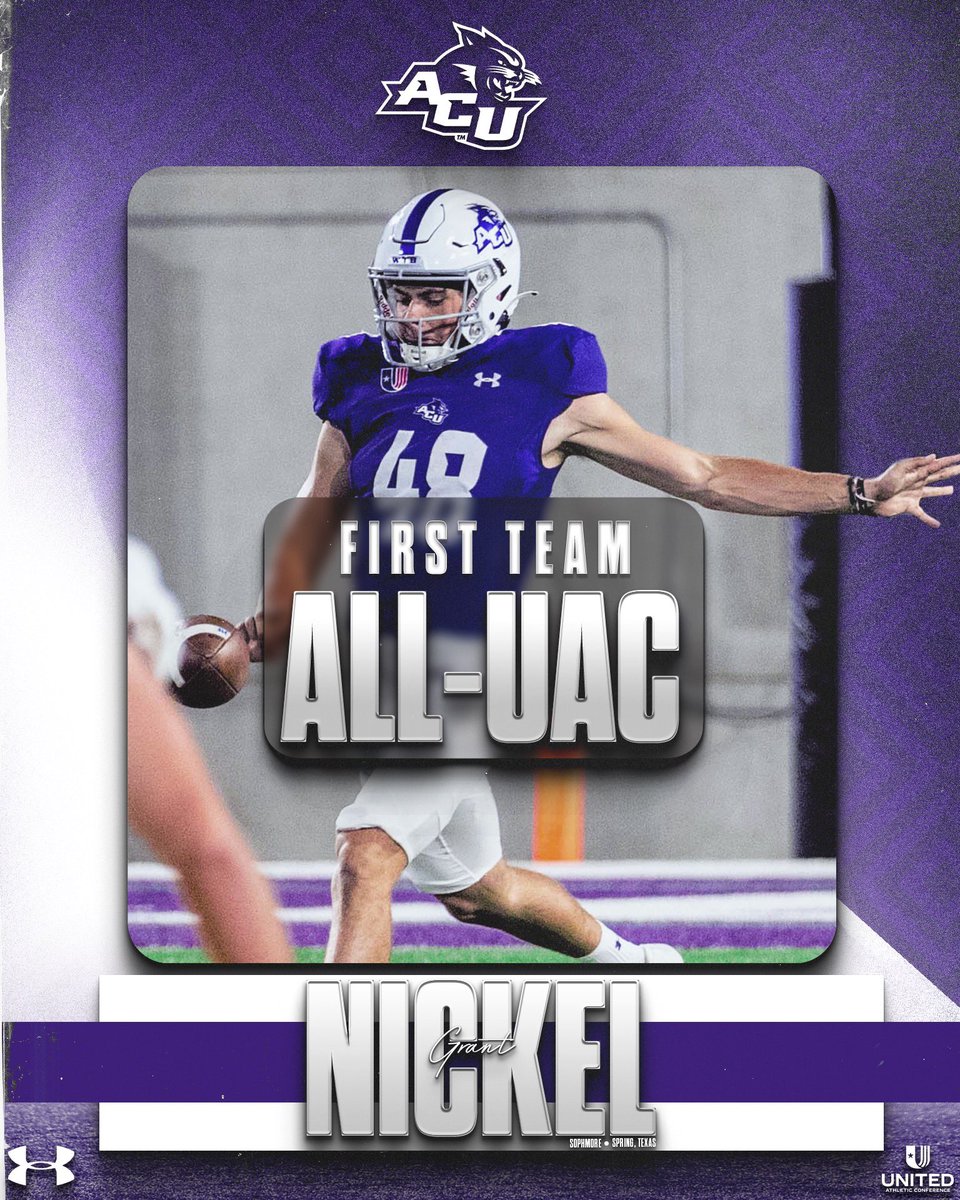 ‘Cats in the UAC 👏

Grant Nickel named 𝐅𝐢𝐫𝐬𝐭 𝐓𝐞𝐚𝐦 𝐀𝐥𝐥-𝐔𝐀𝐂 🏅

#CDT | #GoWildcats