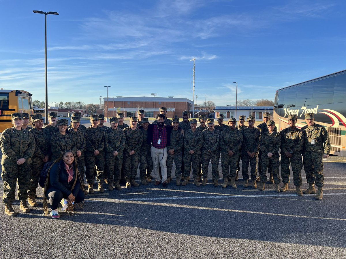 HSHS_MCJROTC's tweet image. One Family, One Mission! HSHS MCJROTC 💛🖤
Marine Corps Base Quantico field trip 2023!
