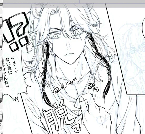 髪の線画…綺麗だろ…?
…前髪以外ほぼアセッツのブラシなんだぜ…🤤
(作者さんありがとう…) 