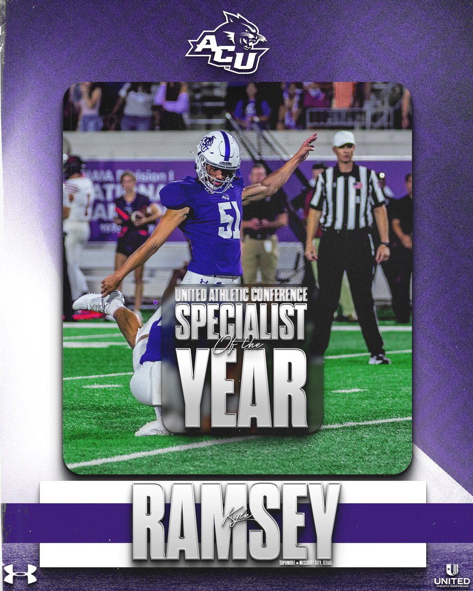 Makin’ history in the UAC as a Wildcat!! 😎

Kyle Ramsey named as first ever 𝐔𝐧𝐢𝐭𝐞𝐝 𝐀𝐭𝐡𝐥𝐞𝐭𝐢𝐜 𝐂𝐨𝐧𝐟𝐞𝐫𝐞𝐧𝐜𝐞 𝐒𝐩𝐞𝐜𝐢𝐚𝐥𝐢𝐬𝐭 𝐨𝐟 𝐭𝐡𝐞 𝐘𝐞𝐚𝐫 🏅

#CDT | #GoWildcats