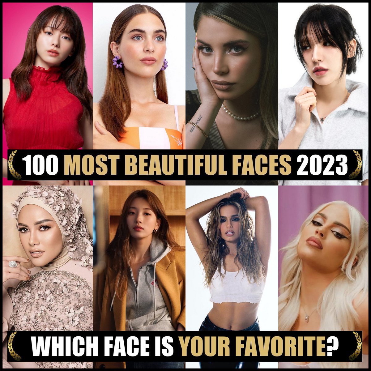 Nominations: 100 Most Beautiful Faces 2023. Congrats! Would you like to nominate & vote? Please join our Patreon club (Link Bio) #TCCandler #100faces2023 #maikayamamoto #caglasimsek #flavialaos #WENDY #RedVelvet #ollaramlan #suzy #BAESUZY #addisonrae #luisasonza