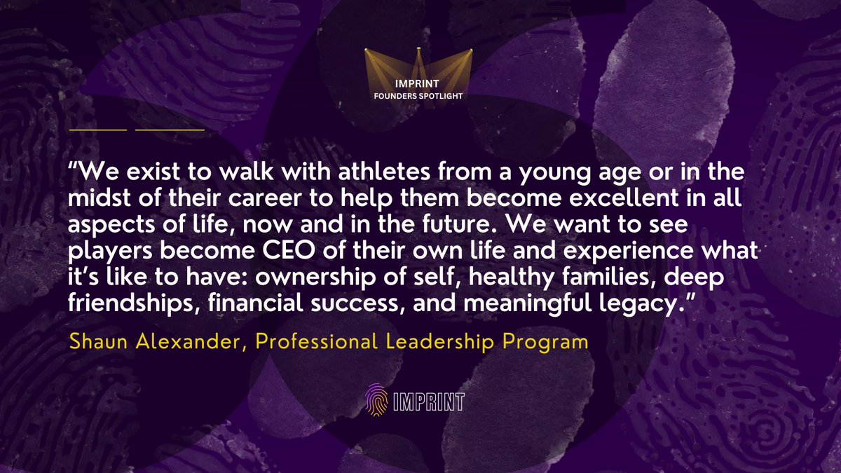 imprint_fund's tweet photo. @shaunalexander @TheGivingBlock @pndblog #CryptoGives: Empower athletes to be life CEOs with self-ownership, healthy families, and lasting legacies. Champion excellence on and off the field with former NFL player @shaunalexander's PLP. 

Support his cause➡️ https://t.co/Alehp61fPq
@TheGivingBlock https://t.co/Q8suOwoJu0