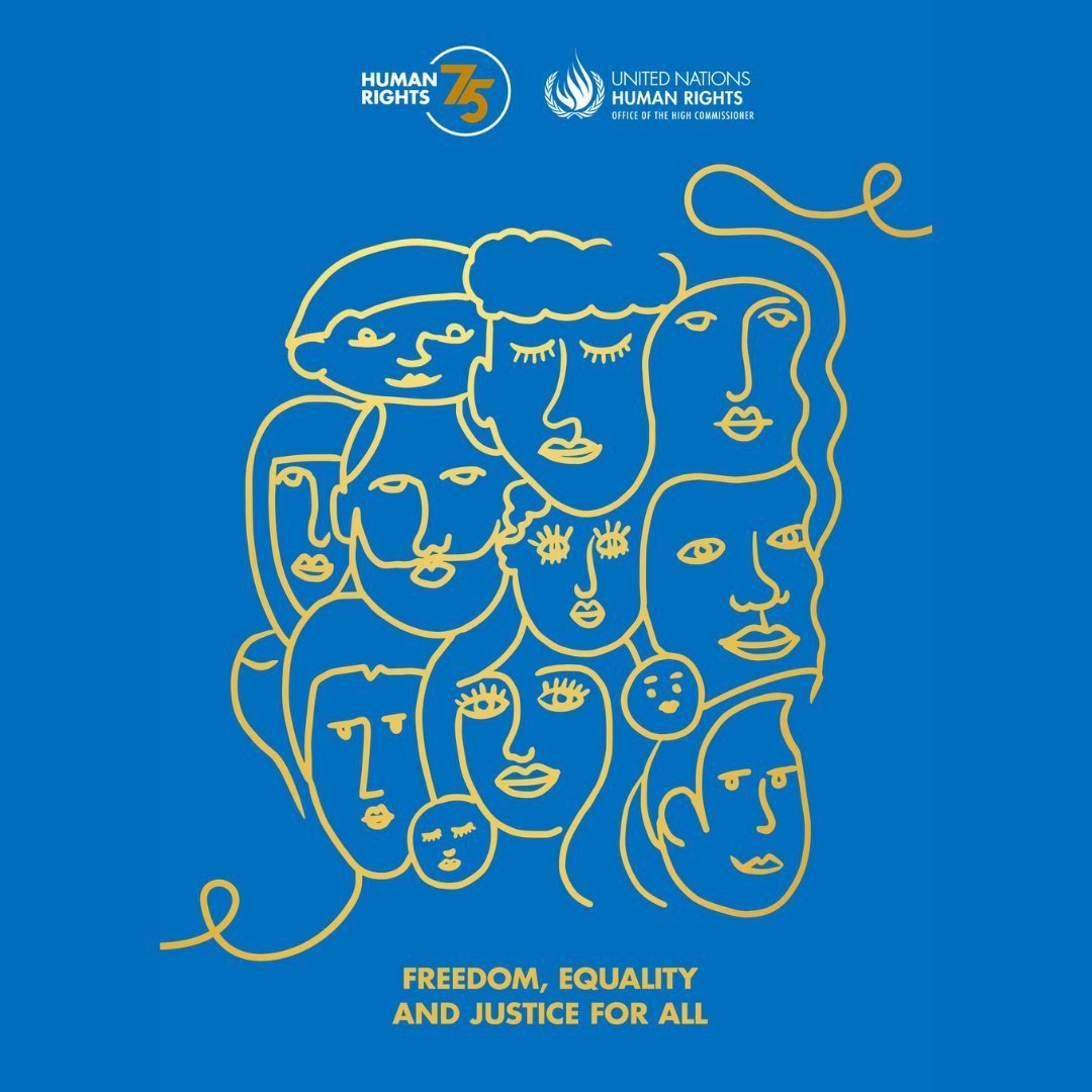 Sunday’s #HumanRightsDay marks 75 years of the adoption of the Universal Declaration of Human Rights.

<a href="/UNHumanRights/">UN Human Rights</a> has more on the crucial role of this historic document in helping achieve a world of freedom, equality &amp; justice for all: ohchr.org/en/universal-d… #HumanRights75