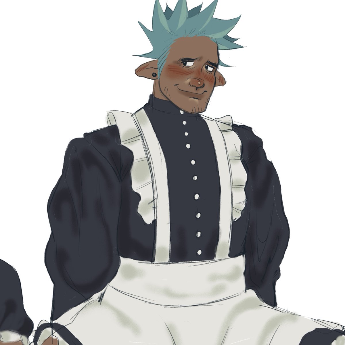 StasHrdbs's tweet image. JD in a maid outfit 😼😼😼 #TrollsBandTogether