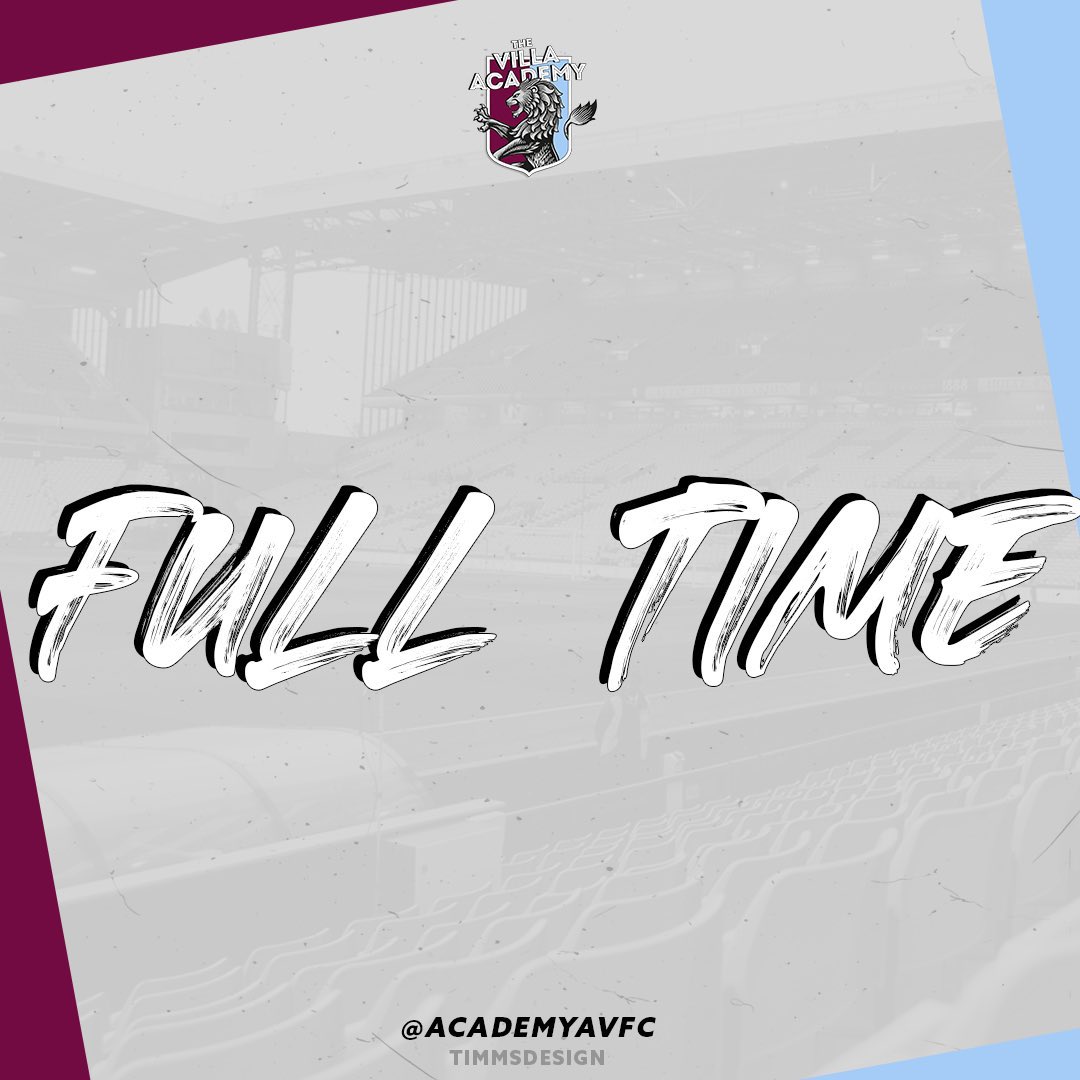 academyavfc's tweet photo. Full Time | 🟣 4-0 🔵

To a man, excellent from our U21s as goals from Ben Broggio, Kobei Moore, Rico Richards and Tommi O’Reilly and an impressive defensive display seal a fantastic win over Brighton at Bodymoor to solidfy top spot in Premier League Cup Group A! 👏 https://t.co/qwpCuKObJe