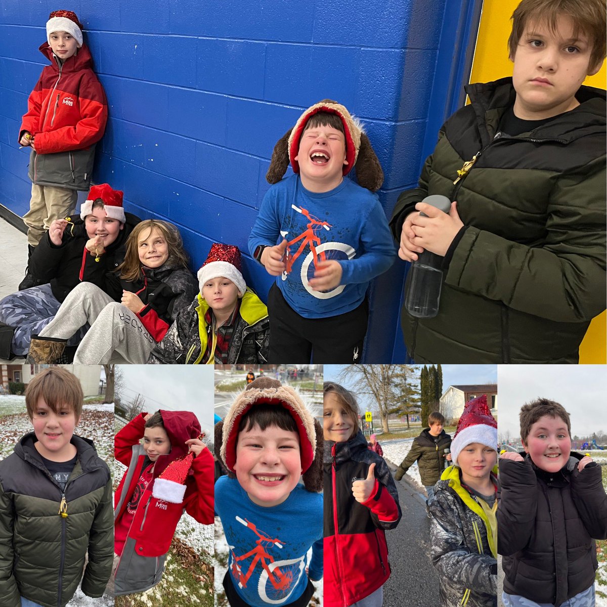 Beautiful day for our annual Jingle Bell Walk 🔔 🎄!