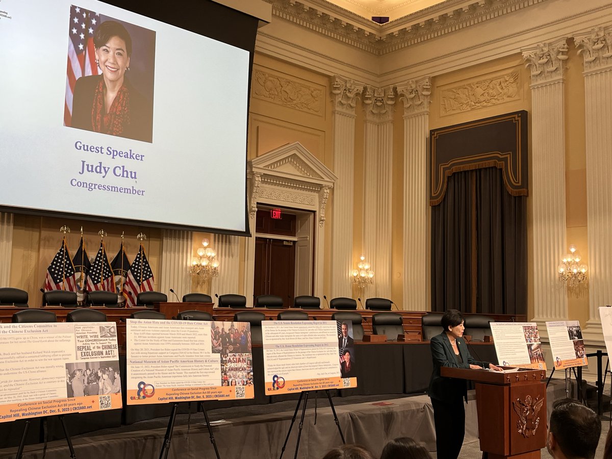 This past week, CAPAC Chair <a href="/RepJudyChu/">Judy Chu</a> attended events commemorating the 80th anniversary of the repeal of the Chinese Exclusion Act of 1882.

As we recognize this milestone, we must reignite our fight to end discrimination and protect civil rights for all our communities.