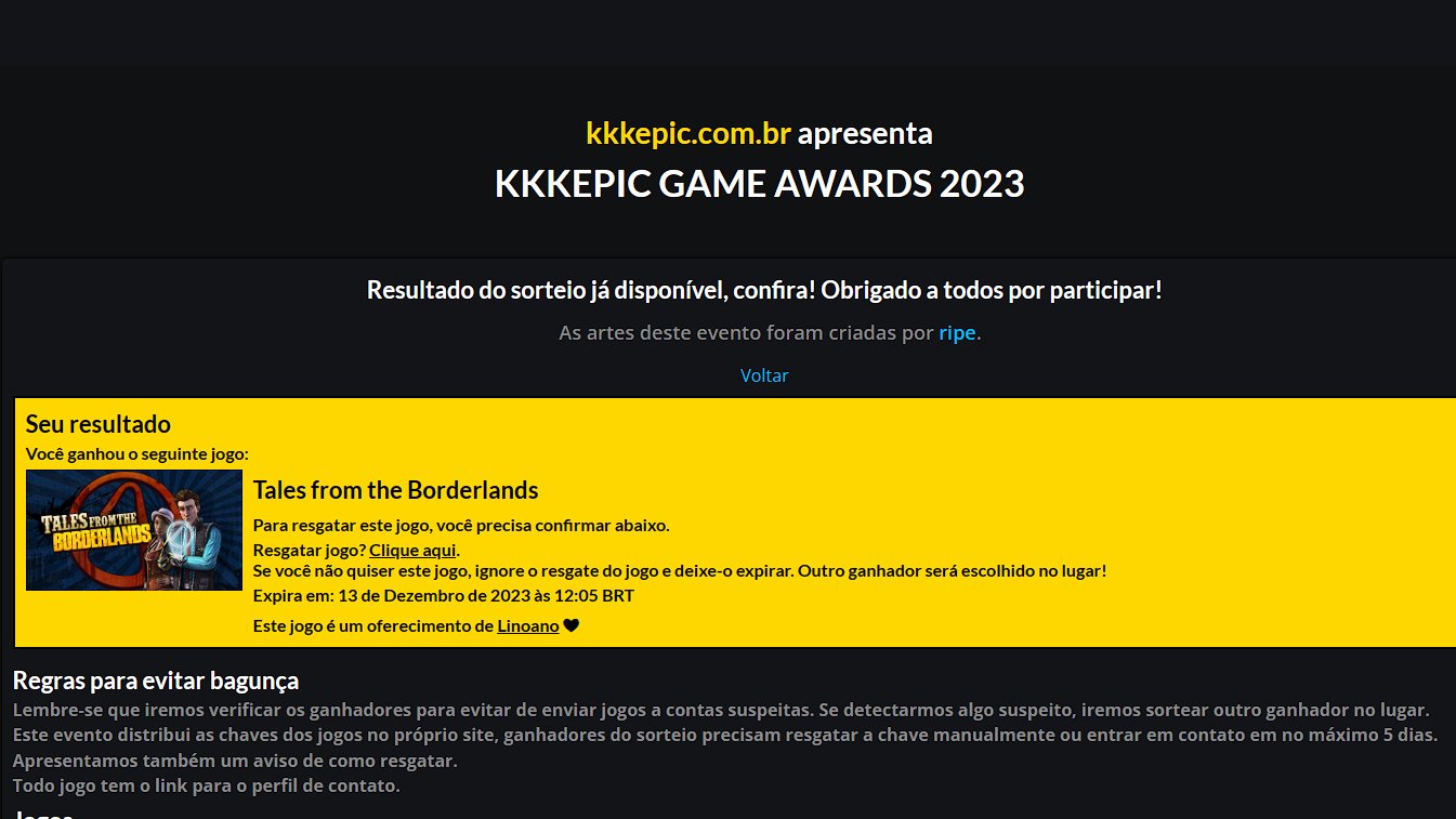 KKKEPIC GAME AWARDS 2022