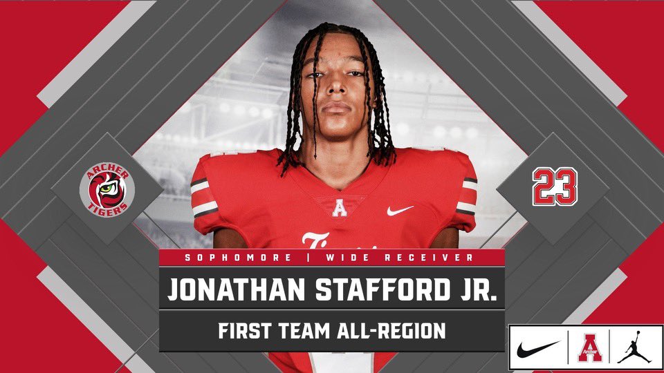 Archer Tigers Football (@archertigersfb) on Twitter photo 2023 1st team All-Region 4-7A 🫡 ‼️
TE - <a href="/WillWallace00/">William Wallace</a>
DL - <a href="/Trent_2024/">Trent “CHUNK” Mapp</a>
LB - <a href="/__Kendalllee/">Kendall Lee</a>
WR - <a href="/staff_jonathan/">Jonathan Stafford Jr</a>
#MAKETHEMBELIEVE 2023 1st team All-Region 4-7A 🫡 ‼️
TE - <a href="/WillWallace00/">William Wallace</a>
DL - <a href="/Trent_2024/">Trent “CHUNK” Mapp</a>
LB - <a href="/__Kendalllee/">Kendall Lee</a>
WR - <a href="/staff_jonathan/">Jonathan Stafford Jr</a>
#MAKETHEMBELIEVE