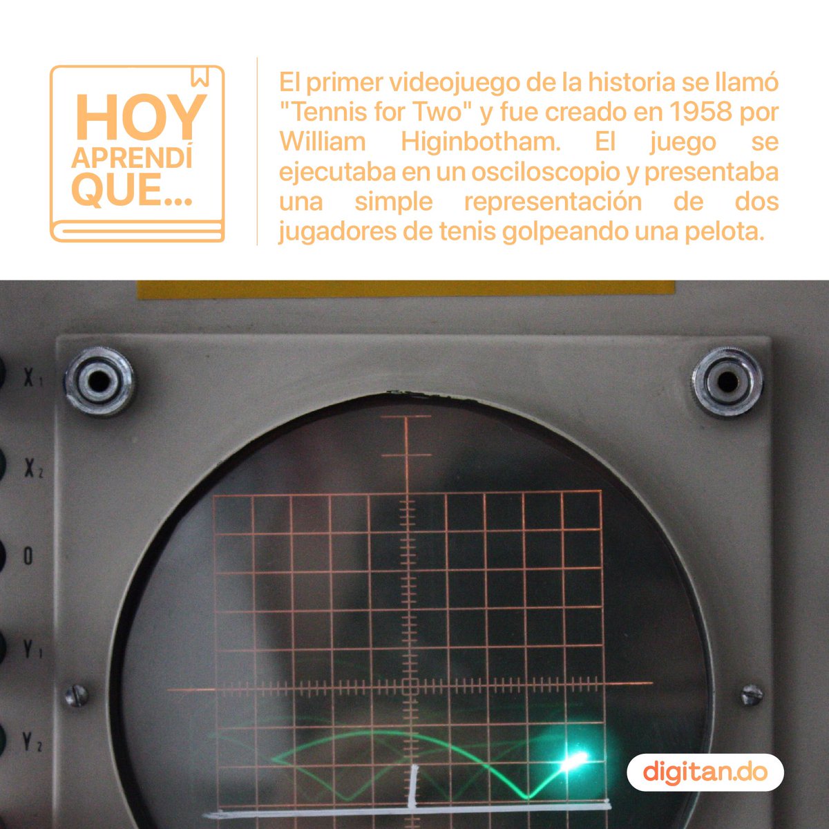 Digitandord's tweet image. Un datito a la old school 😉

#Digitando #RD #Tecnologia