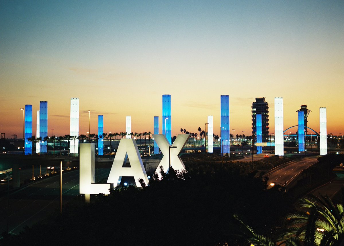 The LAX Pylons will glow blue and white in celebration of Hanukkah. To those of you who are celebrating, LAX wishes you an enjoyable holiday.