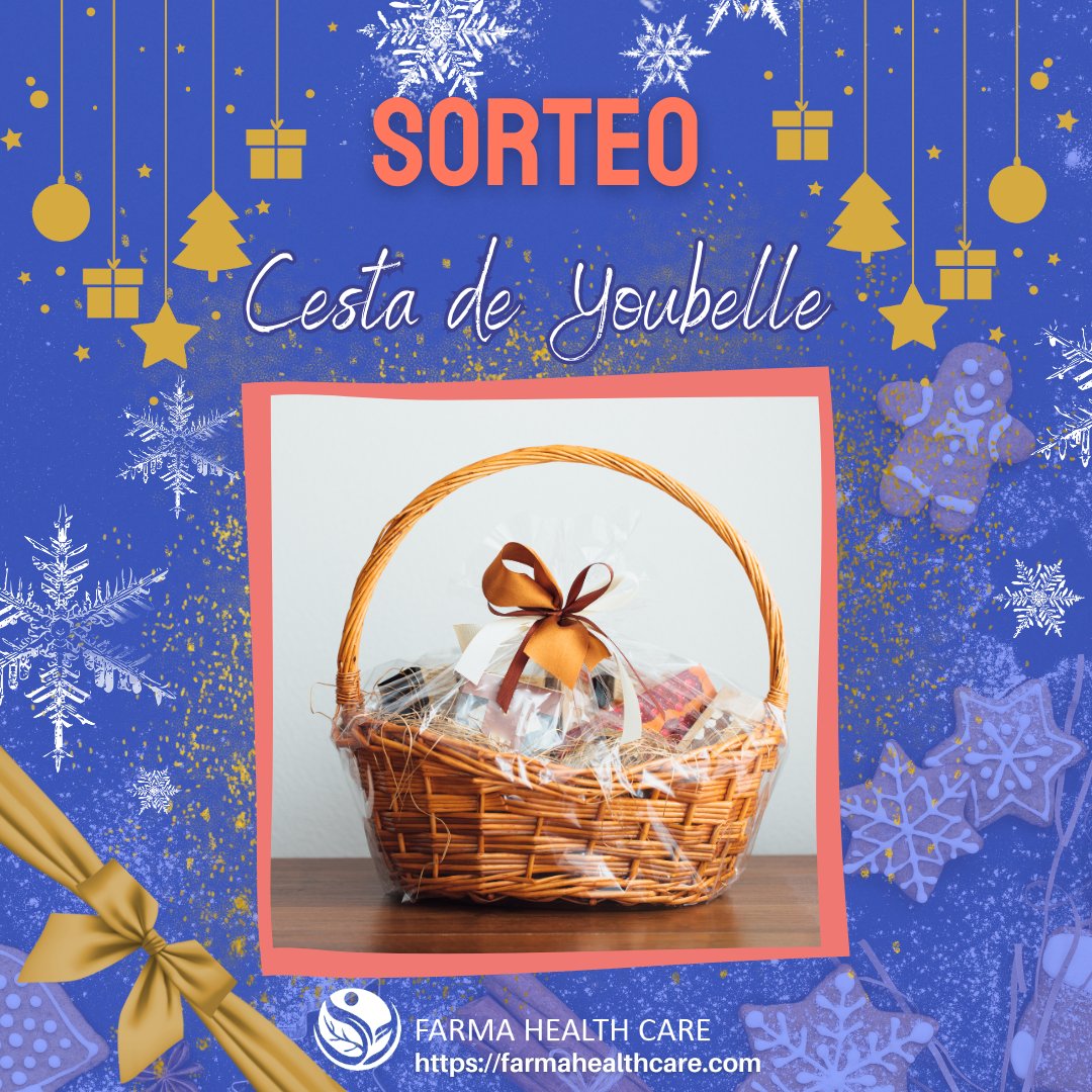 DescansoFarma's tweet photo. 🎉 ¡Sorteo de Navidad! Gana una cesta Youbelle. Sigue, RT y etiqueta a dos amigos. #SorteoFarmadescanso #Navidad https://t.co/FISspHRdFE