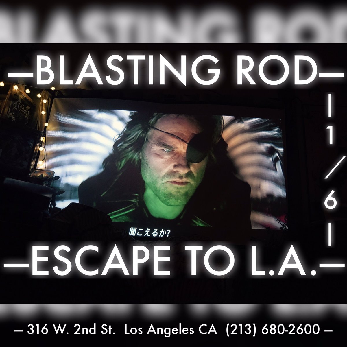 blastingrod's tweet photo. Get it over with! Break those pesky new year's resolutions Sat., Jan. 6 @RedwoodBar #dtla when Blasting Rod makes its one and so far only North American live appearance for #infuzzwetrust w/ Vie Jester, and Power Falcon. 8pm $10. Ain't nuthin' but a party, y'all!
#lamusicscene https://t.co/qOMCYnoaM9