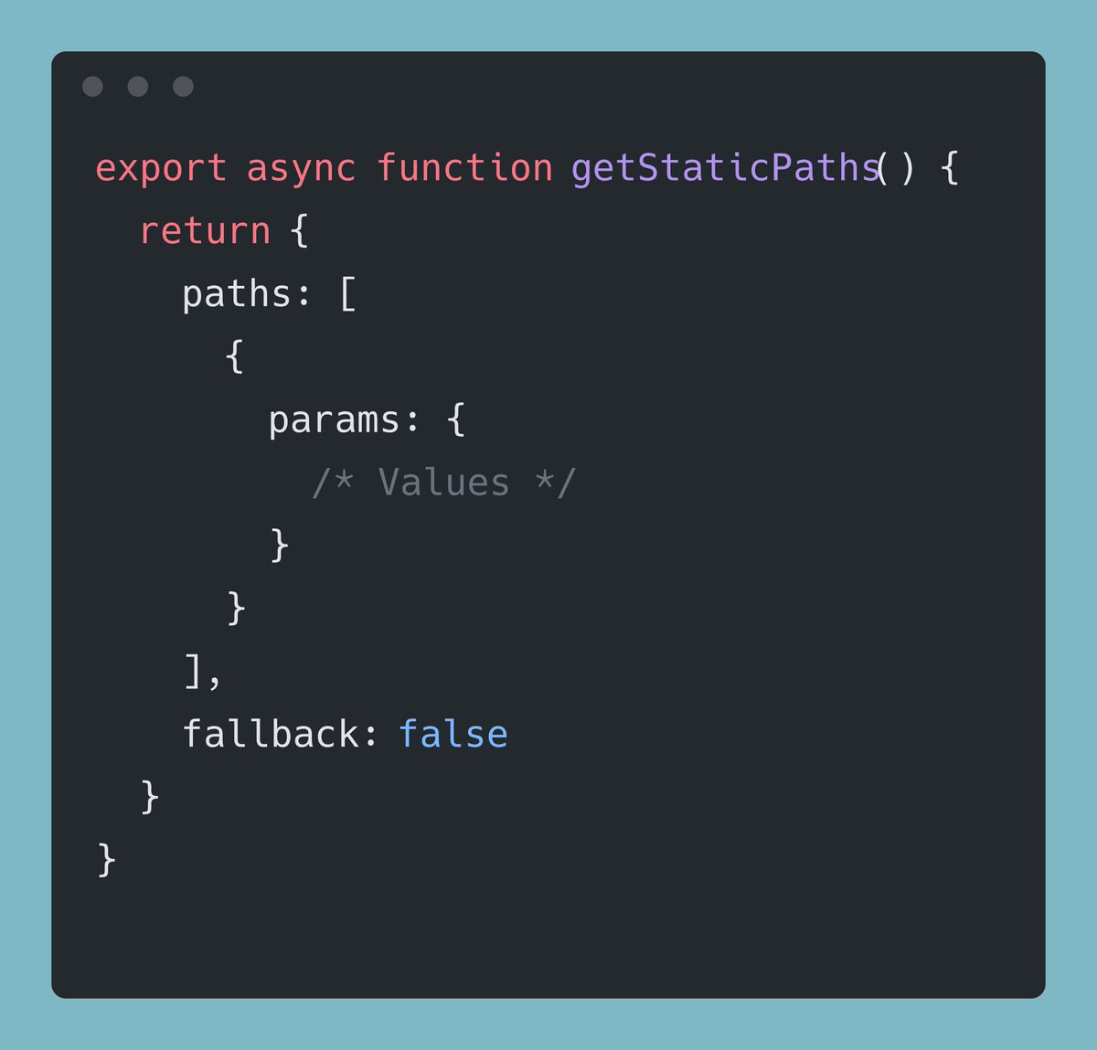 thesleebit's tweet image. 3/6 For dynamic routes, getStaticPaths comes into play. By defining paths, you instruct NextJS which pages to render at build time. A real game-changer for SEO and UX!

#NextJSRoutes #DynamicRendering