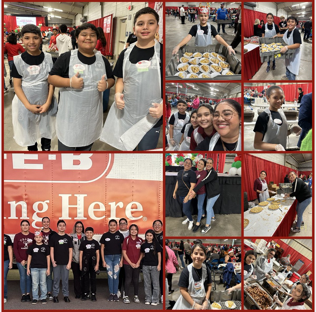 TravisAmbassad2's tweet photo. We had a blast volunteering at H‑E‑B Feast of Sharing. Way to go Travis Ambassadors! #toleadistoserve @TravisTornados1 https://t.co/M9FYdAYEgd