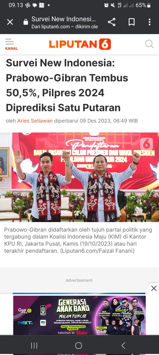 Bismilah Prabowo Gibran menang 1 putaran Pilpres 2024, hemat anggaran negara ✌️